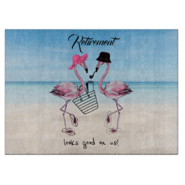 Pensioen ziet er goed uit op ons! Flamingo op het Snijplank