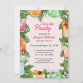 Pensioen Zomer Achtertuin Cocktail Party Kaart (Voorkant)