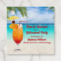 Pensioen Zomer Afscheid Cocktail Beach Party