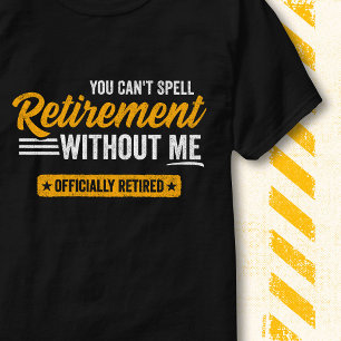 Pensioen Zonder Mij Retro Vintage Gepensioneerd Gr T-shirt