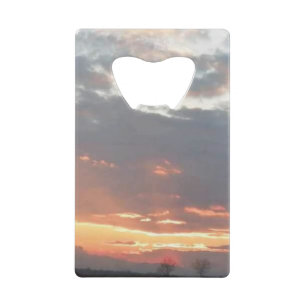Pensioen zonsondergang foto nieuwe start creditkaart flessenopener