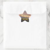 Pensioen zonsondergang ster sticker (Tas)