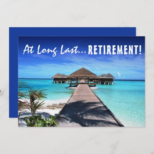 Pensioenaankondiging Collega Kaart (Voorkant / Achterkant)