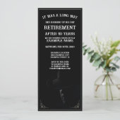 Pensioenaankondiging met Cowboy in Halve Schaduw (Staand voorkant)