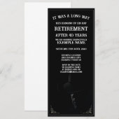 Pensioenaankondiging met Cowboy in Halve Schaduw (Voorkant / Achterkant)