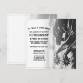 Pensioenaankondiging met oude sporen (Voorkant / Achterkant)