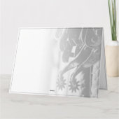 Pensioenaankondiging met oude sporen kaart (Achterkant)