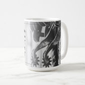 Pensioenaankondiging met oude sporen koffiemok (Voorkant rechts)