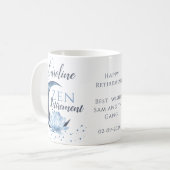 Pensioenaflossing Zen Lotus Flower Koffiemok (Voorkant links)