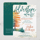 Pensioenavontuur wacht op feest kaart (Voorkant / Achterkant)