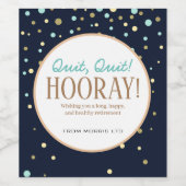 Pensioenbaas wijn etiket (Enkel label)