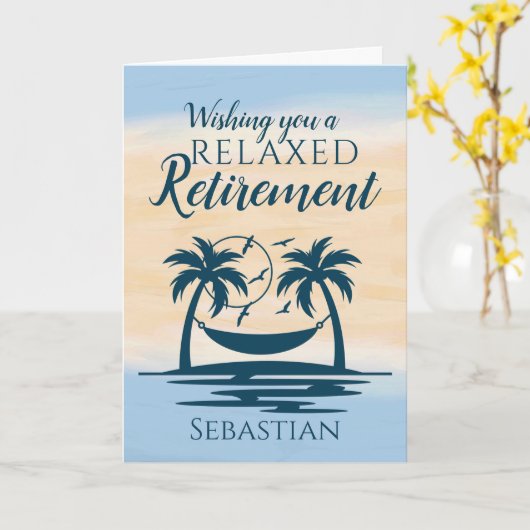 Pensioenband Hammock Kaart (Gele Bloem)