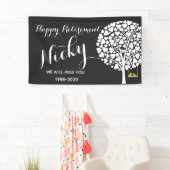 Pensioenbanner gepersonaliseerd spandoek (Insitu)