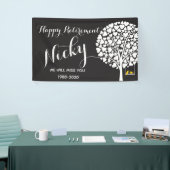 Pensioenbanner gepersonaliseerd spandoek (Beurs)