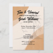 Pensioenbedrijf Afscheidsfeestuitnodiging Kaart (Voorkant)