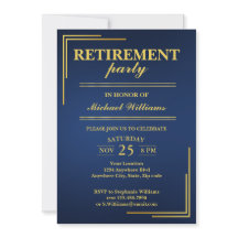 Pensioenbedrijf Elegant Blauw Goud