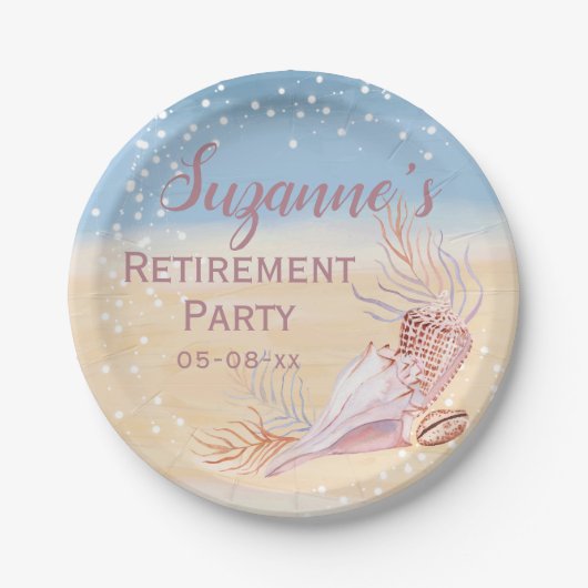 Pensioenbietenkustpartij Papieren Bordje (Voorkant)