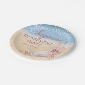 Pensioenbietenkustpartij Papieren Bordje (Gekanteld)