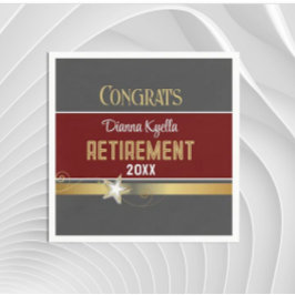 Pensioenbonen! Gepersonaliseerd, Classy Servet