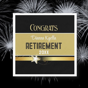 Pensioenbonen! Gepersonaliseerd, Classy Servet