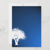 Pensioenboomsilhouet Kaart (Achterkant)