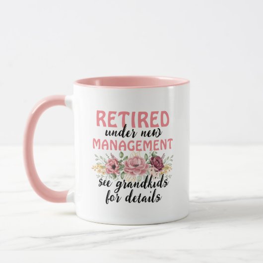 Pensioencadeau voor vrouwen mok (Links)