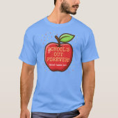 Pensioencadeaus. Apple voor de leraar T-shirt (Voorkant)