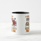 Pensioencadeaus en T-shirts met pensionering Mok (Midden)