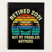 Pensioencadeaus  in ruste 2021 planner (Voorkant)