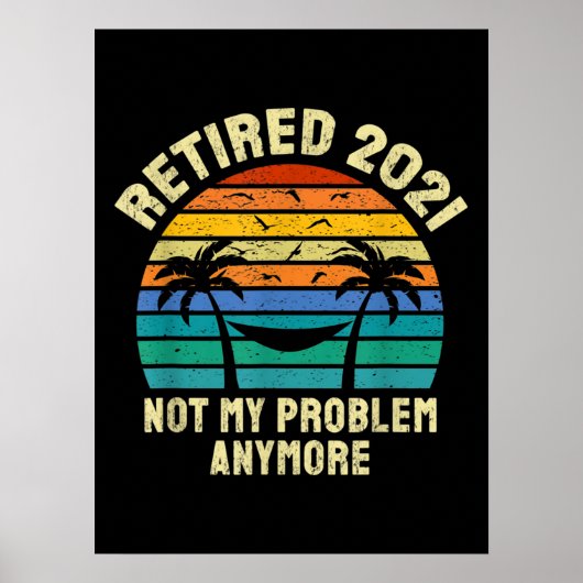 Pensioencadeaus in ruste 2021 poster (Voorkant)