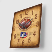 Pensioencadeaus voor mannen, berichten, naam en In Vierkante Klok (Hoek)