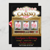 Pensioencasino's machine las Vegas Kaart (Voorkant / Achterkant)