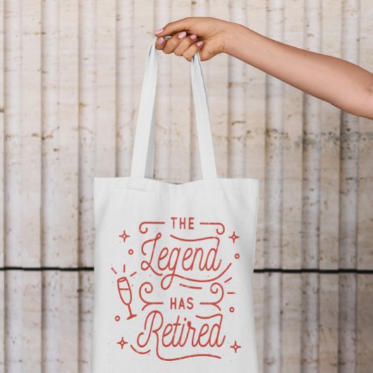 Pensioencering met briefing Canvas tas