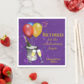 Pensioencering Paars papier Servet (Insitu)