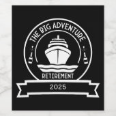 PENSIOENCRUISE WIJN ETIKET (Enkel label)