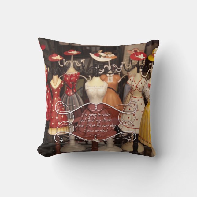 Pensioendagen 1 kussen (Voorkant)