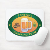 Pensioenen Drink team Muismat (Met muis)