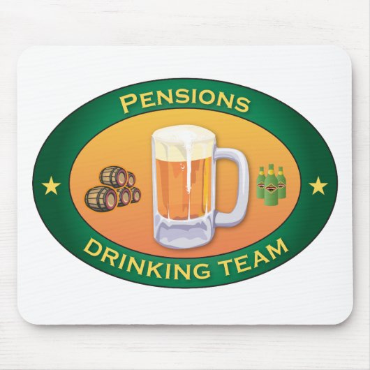 Pensioenen Drink team Muismat (Voorkant)