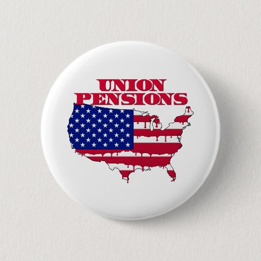 Pensioenen van de Unie Ronde Button 5,7 Cm (Voorkant)