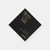 Pensioenfeest 30 jaar Proost en bier Servet (Hoek)