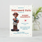 Pensioenfeest Celebratie Funny Computer Geek Kaart (Staand voorkant)