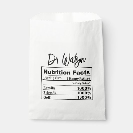 Pensioenfeest Collega Baas Waardering Golfer Bedankzakje (Voorkant)