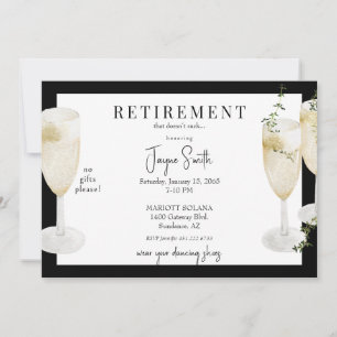 Pensioenfeest "dat is niet klote" Black II Kaart