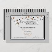 Pensioenfeest "dat is niet klote" Gray Kaart (Voorkant / Achterkant)