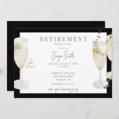 Pensioenfeest "dat is niet klote" Zwart Kaart (Voorkant / Achterkant)