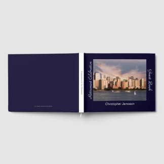 Pensioenfeest Inlogboek, NYC Skyline Gastenboek