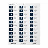 Pensioenfeest met golfthema etiket (Full Sheet)