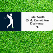 Pensioenfeest met golfthema etiket