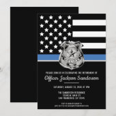 Pensioenfeest Politie Handhaving Kaart (Voorkant / Achterkant)