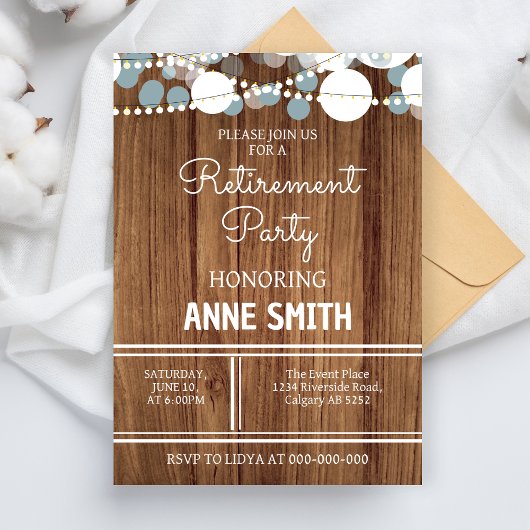 Pensioenfeest Viering Diner Drinken met pensioen Kaart